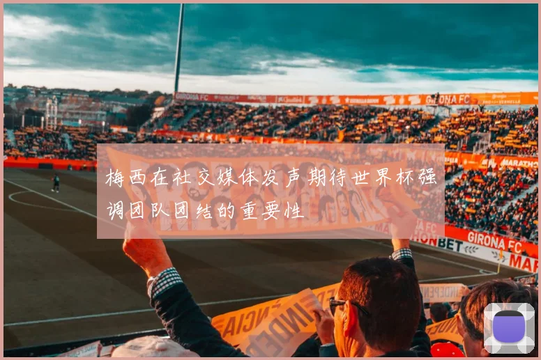 梅西在社交媒体发声期待世界杯强调团队团结的重要性